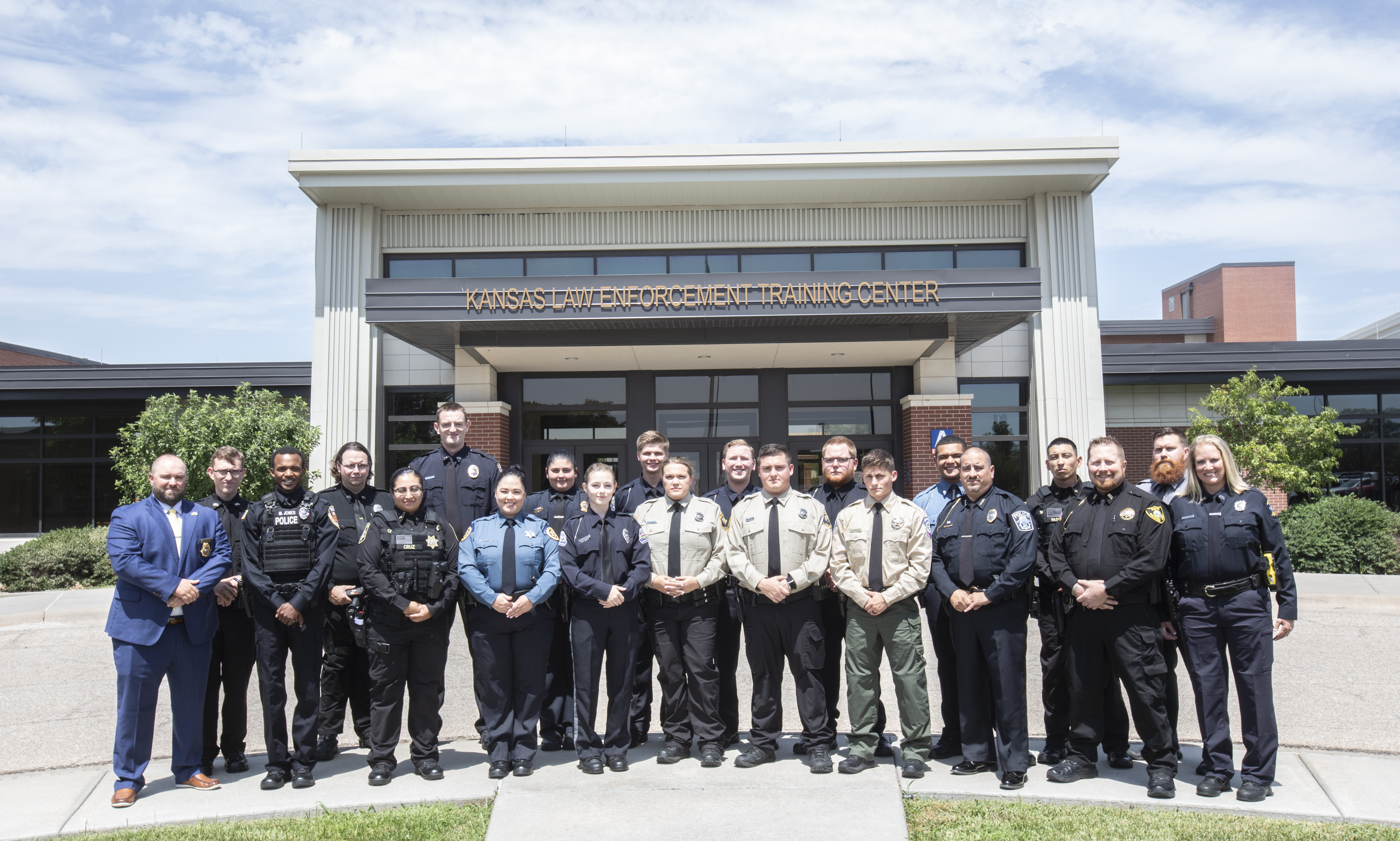 Kansas Law Enforcement Training Center 312th Basic Training Class Photo