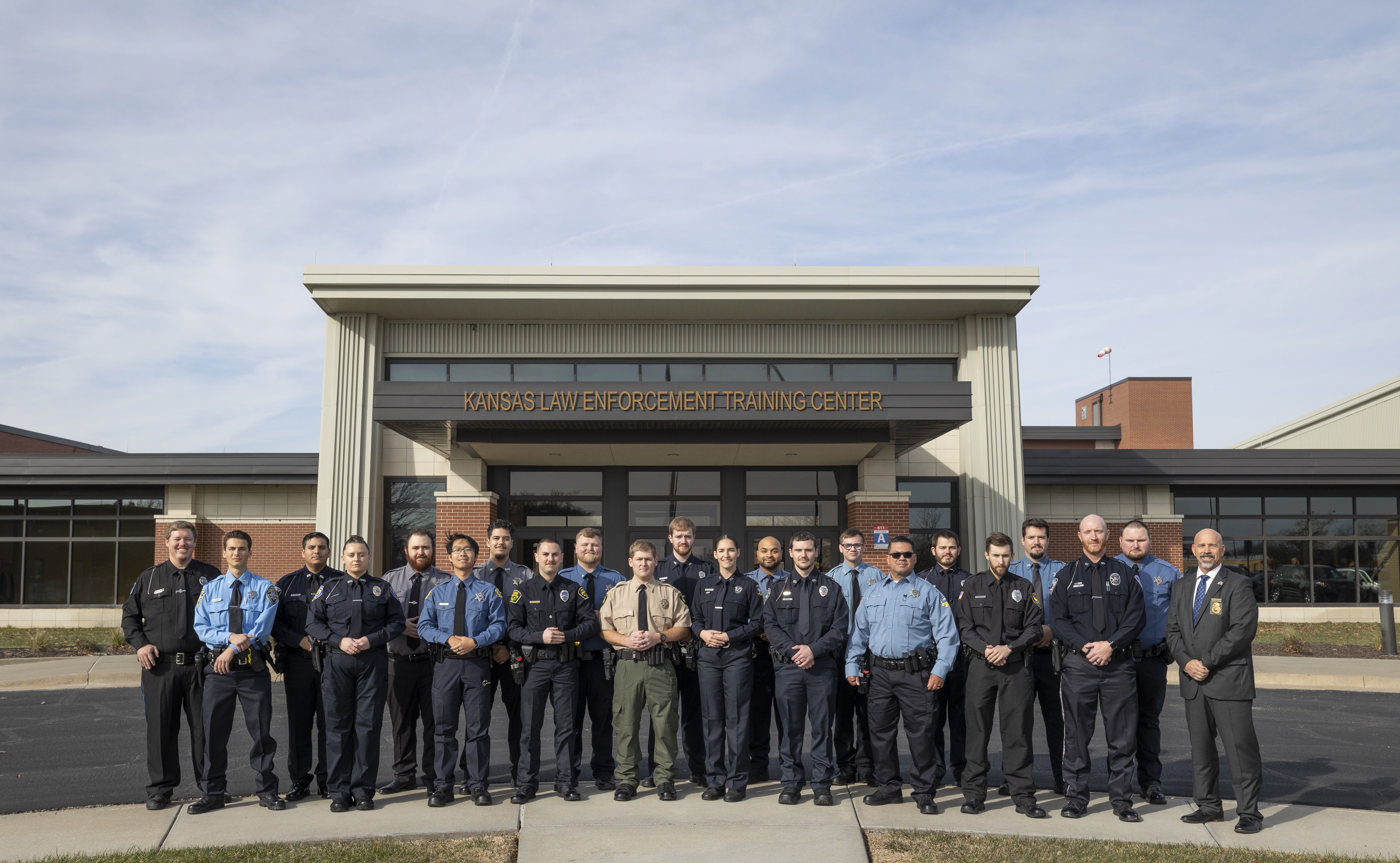 350th in front of KLETC entrance