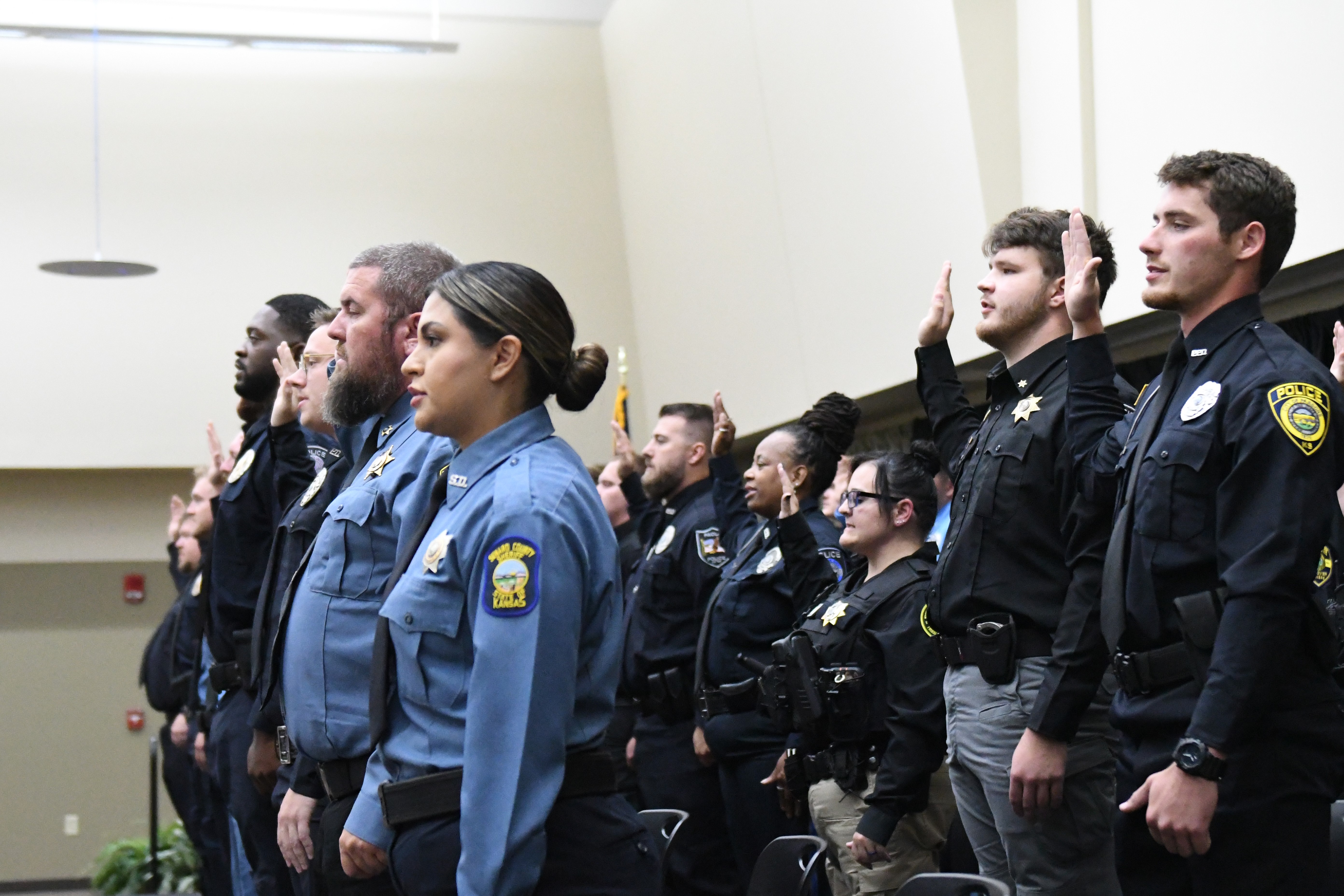 330 class taking oath