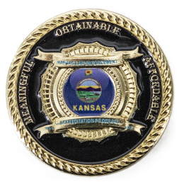 "KLEAP Challenge Coin Front"